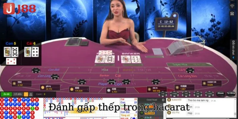 Đánh gấp thếp - công thức đánh Baccarat hiệu quả. 
