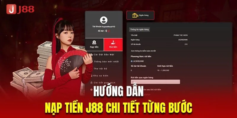 J88 - Link Vào J88 Đăng Nhập Không Chặn 08/2025 | Tải J88.Com 13 Hướng dẫn nạp tiền vào tài khoản cược theo quy trình 4 bước.