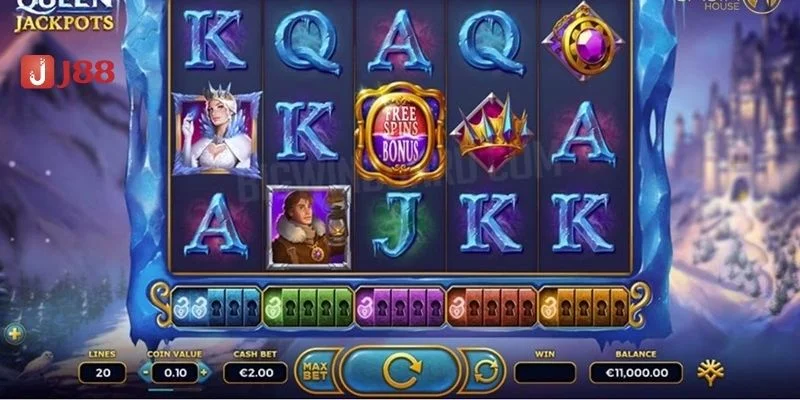 Nổ hũ Frozen luôn nằm trong top game nổ hũ được nhiều hàng đầu tại J88.
